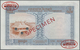 Cambodia / Kambodscha: Banque Nacional Du Cambodge 1 Riel 1955 TDLR Specimen, P.1s In UNC Condition - Cambodia