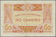 Cameroon / Kamerun: Territoire Du Cameroun 50 Centimes ND(1922), P.4, Highly Rare Note With Several - Camerun