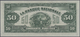 Canada: 50 Dollars / 50 Piastres 1922 Specimen P. S874s Issued By "La Banque Nationale" With Two "Sp - Canada