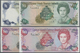 Cayman Islands: Set With 6 Banknotes Comprising 1 Dollar L.1971 P.1, 5 Dollars 2005 P.34, 10 Dollars - Cayman Islands