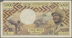 Central African Republic / Zentralafrikanische Republik: 5000 Francs ND(1979) P. 7, Used With Folds - Central African Republic