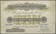 Ceylon: 10 Rupees 1922 P. 12c, Rare Note Used With Folds And Craeses, Stain Traces At Upper Border, - Sri Lanka