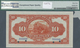 China: Russo-Asiatic Bank 10 Rubles HARBIN ND(1917) Specimen P. S476, PMG Graded 64 Choice UNC EPQ. - China