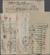 China: Company Yuantaide Set Of 4 Notes Containing 3 Jiao 1910, 2000, 4000 And 10.000 Wen 1865, All - China