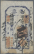 China: Private Bank Provisional Note 3000 Cash 1921 P. NL, Used With Folds, Small Holes And Stains I - China