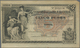 Cuba: 5 Pesos 1891 Remainder P. 39b, Vertical And Horizontal Fold, Trimmed At Left Border, Tiny Miss - Cuba