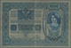 Czechoslovakia / Tschechoslowakei: Set With 4 Banknotes 10, 20, 100 And 1000 Korun 1919 Austro-Hunga - Czechoslovakia