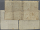 Denmark  / Dänemark: Set Of 3 Notes Containing 1 Rigsdaler Courant 1801 P. A28 (G With Large Tears), - Denmark