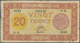 Djibouti / Dschibuti: 20 Francs ND(1945) P. 15, Palestine Print, Several Folds And Creases In Paper, - Dschibuti