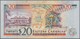 East Caribbean States / Ostkaribische Staaten: Set With 5 Banknotes 5 Dollars Saint Kitts And Montse - East Carribeans