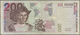 El Salvador: 200 Colones 1999 P. 158, Used With Folds And Creases, Still Strongness In Paper And Nic - El Salvador