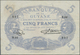 French Guiana / Französisch-Guayana: Banque De La Guyane 5 Francs  L. 1901 (1922-1947) With  Signatu - Guyane Française