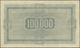 Greece / Griechenland: 100.000 Drachmai 1942 P. 137a, Vertical And Horizontal Folds, Creases In Pape - Greece