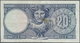 Greece / Griechenland: 20 Drachmai 1954 P. 187, Used With Some Folds, Stain In Center On Back, No Ho - Greece