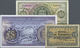 Guernsey: Set With 3 Banknotes Comprising 1 Shilling 3 Pence ND(1941) P.23 (VG), 1 Pound ND(1969-75) - Other & Unclassified