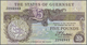 Guernsey: Set With 4 Banknotes Containing 1, 5, 10 And 20 Pounds ND(1990-2016), P.52a, 53b, 54a, 55b - Altri & Non Classificati