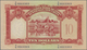 Hong Kong: 10 Dollars 1955 P. 55c, 2 Light Vertical Bends, Light Handling In Paper, No Holes Or Tear - Hongkong