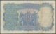 India / Indien: 10 Rupees ND P. 16b, Sign. Kelly, Portrait KG V, Vertical Folds And Creases In Paper - India