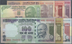 India / Indien: Set Of 7 Notes From 5 To 1000 Rupees 2012 P. 94A To 100, All With Interesting Serial - India