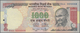 India / Indien: 10, 20, 50, 100, 500, 1000 Rupees, All First Prefix 0AA 000008, P.95-100 In UNC (6 P - India