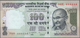 Delcampe - India / Indien: Set Of 10 Notes 100 Rupees 2009 P. 98 All With Interesting Serial Number Containing: - India