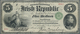 Ireland / Irland: "The Irish Republic" 5 Dollars 1866 P. S101, Used With Folds And Creases, One Tiny - Ireland