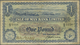 Isle Of Man: 1 Pound September 24th 1951, P.6b, Yellowed Paper With Several Folds And Tiny Border Te - Other & Unclassified