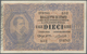 Italy / Italien: Set Of 3 Different Banknotes 10 Lire L.1888, P. 20c (pressed, F), P. 20h (aUNC), P. - Other & Unclassified