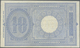 Italy / Italien: 10 Lire L.1888 P. 20h, Verly Light Horizontal Fold, And A Tiny Corner Fold At Upper - Other & Unclassified