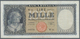 Italy / Italien: 1000 Lire 1947 P. 82, Bi 690sp, REPLACEMENT Note With Letter "W", Used With Folds B - Sonstige & Ohne Zuordnung