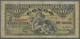 Belgian Congo / Belgisch Kongo: Rare Note 10 Francs 1896 P. 1b, 2 Cancellation Holes, Used With Seve - Unclassified