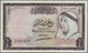 Kuwait: 1/4 Dinar L.1960 P.1 In F+ And 10 Dinars L.1968, P.10 In F- With Graffiti And Stains (2 Pcs. - Koweït