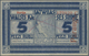 Latvia / Lettland: Rare SPECIMEN Note 5 Rubli 1919 Series "C", Regular Serial Number, "PARAGUS" Over - Latvia