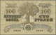 Latvia / Lettland: 100 Rubli 1919 Specimen P. 7fs, Series "U", Zero Serial Numbers, Front And Back P - Latvia