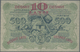 Latvia / Lettland: 10 Latu On 500 Rubli 1920 P. 13, Highly Rare With Very Low Serial #A000009, 9th E - Lettonie