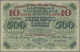 Latvia / Lettland: Rare SPECIMEN / Proof Print Of 10 Latu On 500 Rubli 1920 P. 13s/p Series "D", Uni - Lettonia