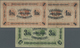 Latvia / Lettland: Libau Set Of 3 Notes Containing 2x 1 Ruble And 3 Rubles Plb. 20c,20d,21a, All Use - Latvia