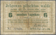 Latvia / Lettland: Mitau City Government 6 Kopeks 1915, Pick NL (PLATBARZDIS #10a) With Text "zu Zah - Latvia