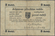 Latvia / Lettland: Mitau City Government 5 Rubles 1915, Pick NL (PLATBARZDIS #16b) With Text "pehs" - Latvia