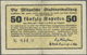 Latvia / Lettland: Mitau 50 Kopeks 1915 Plb. 28, Center Fold And Creases In Paper, Condition: VF. - Latvia