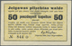 Latvia / Lettland: Mitau 50 Kopeks 1915 Plb. 28, Center Fold And Creases In Paper, Condition: VF. - Latvia