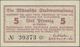 Latvia / Lettland: Mitau 5 Pfennig 1915 Plb. 34a In Condition: AUNC. - Latvia