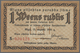 Latvia / Lettland: Riga City Government Set With 3 Banknotes 1 And 2 X 3 Rubles 1919, Pick NL (PLATB - Latvia