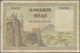 Delcampe - Morocco / Marokko: Set Of 10 Notes 1000 Francs 1952/1956 P. 47, All In Used Condition With Folds, Cr - Marocco