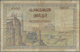 Delcampe - Morocco / Marokko: Set Of 10 Notes 1000 Francs 1952/1956 P. 47, All In Used Condition With Folds, Cr - Marocco