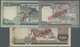 Nepal: Set Of 3 Specimen Notes Containing 1, 100 And 500 Rupees ND(1972) P. 16s,19s,20s, In AUNC, XF - Nepal