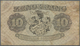 Luxembourg: 10 Frang 1940 P. 41, Rare Note, Several Creases In Paper, Center Fold, Repaired Tear At - Luxembourg
