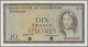 Luxembourg: 10 Francs ND(1954) Color Trial P. 48ct, Residuals From Attachment To Presentation Book A - Luxembourg