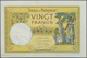 Madagascar: 20 Francs ND(1938) Specimen P. 37s, Specimen Perforation At Center, W/o Serial Numbers, - Madagascar