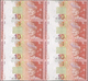 Malaysia: Uncut Sheet Of 8 Pcs 10 Ringgit ND(1997) P. 42 In Condition: UNC. (8 Pcs Uncut) - Malaysia